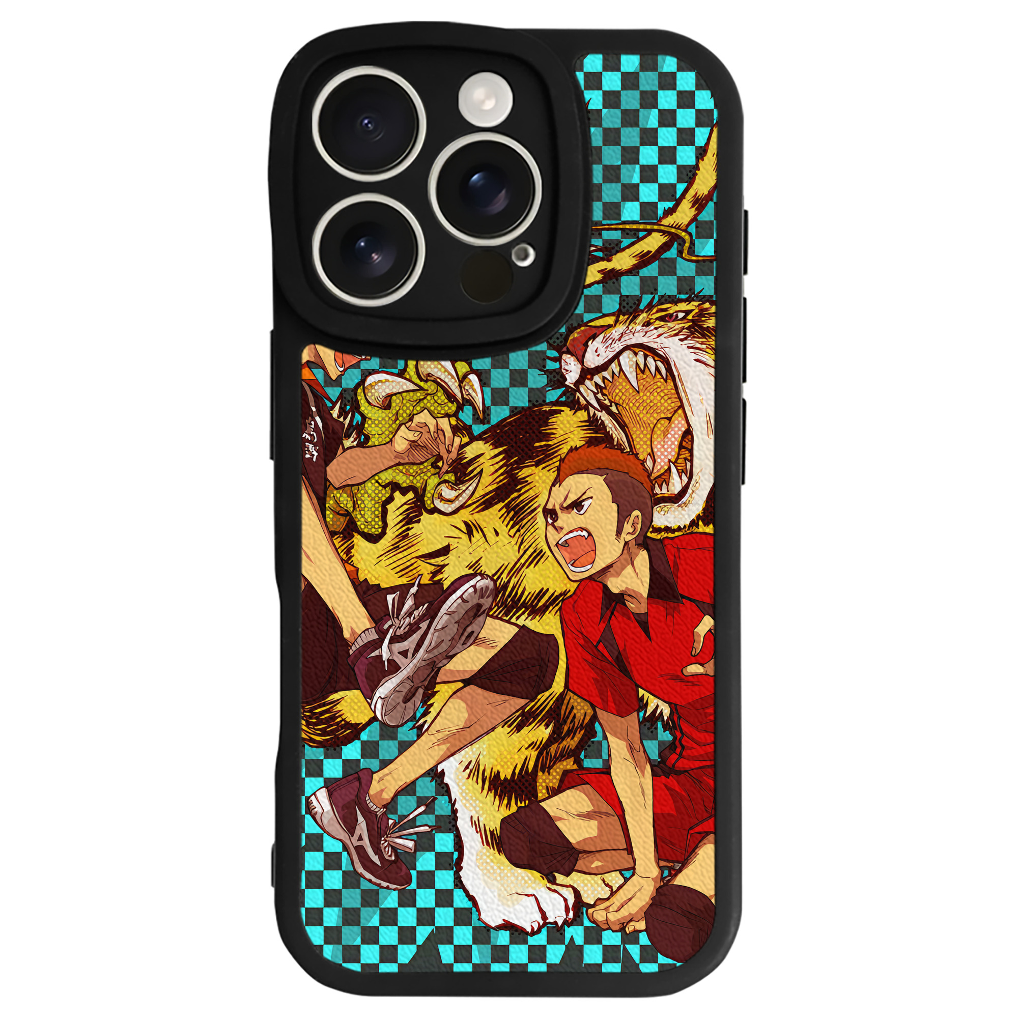 （画像用） ハイキュー!! Haikyu!! 【iPhone 16シリーズ対応】シリコンスマホケース（レザー調） 材質：シリコン